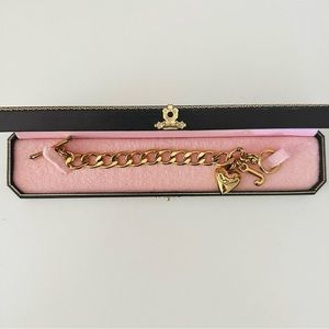 Vintage JUICY COUTURE Gold-Link Bracelet